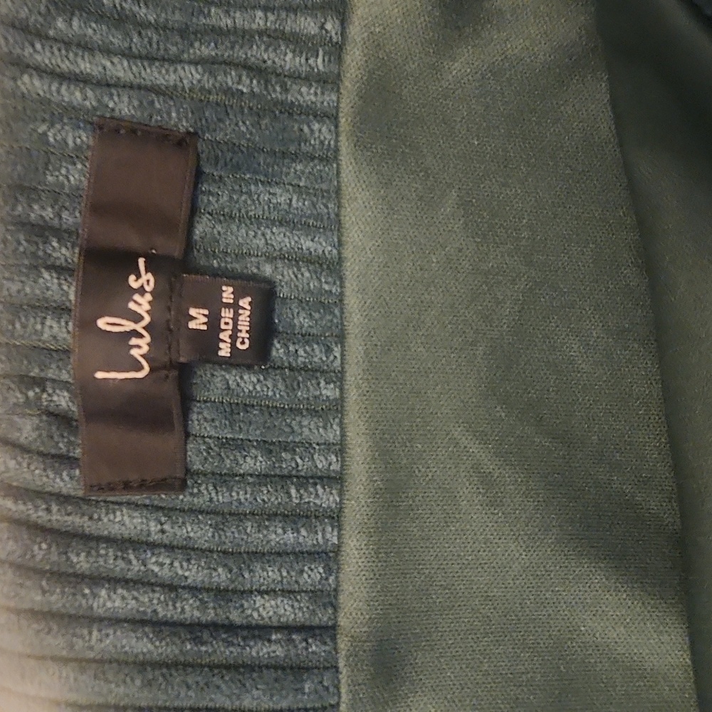 Lulu's Emerald Green  Corduroy Mini Skirt - Picture 5 of 6